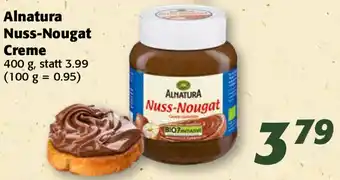 Nah&Frisch Alnatura Nuss-Nougat Creme 400g Angebot