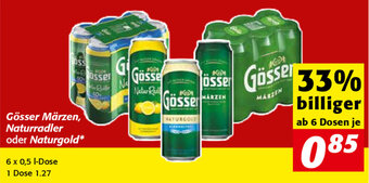 Nah&Frisch Gösser Märzen,Naturradler Oder Naturgold Angebot