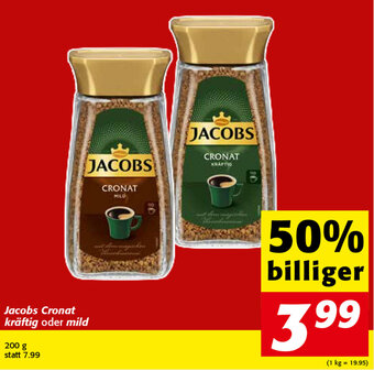 Nah&Frisch Jacobs Cronat Kräftig Oder Mild 200g Angebot