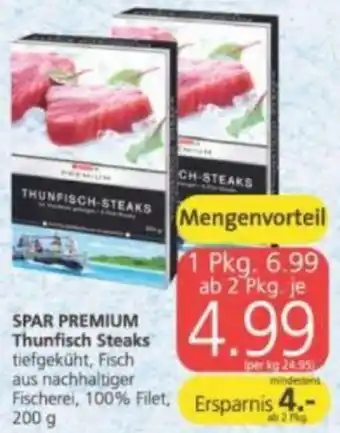 Spar Spar Premium Thunfisch Steaks 200g Angebot