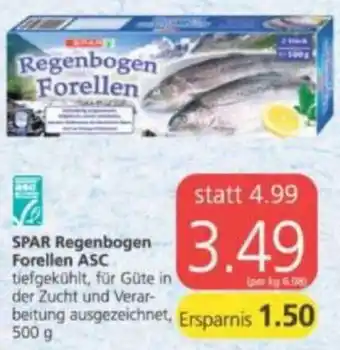 Spar Spar Regenbogen Forellen ASC 500g Angebot