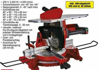 Zgonc Tischkreissäge TC-MS 3017 T Angebot