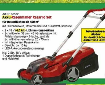 Zgonc Akku-Rasenmäher Rasarro Angebot