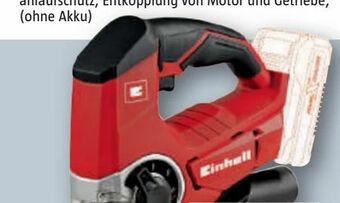 Bauhaus Akku-Pendelhub-Stichsäge TE-JS 18 Li Solo Angebot
