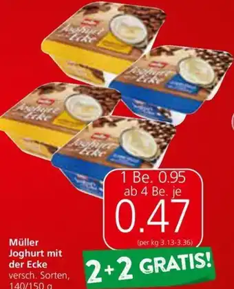 Spar Müller Joghurt mit der Ecke versch. Sorten, 140/150 g Angebot