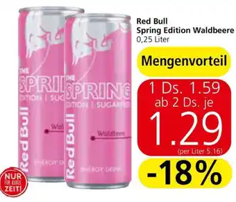 Spar Red Bull Spring Edition Waldbeere 0,25 Liter Angebot