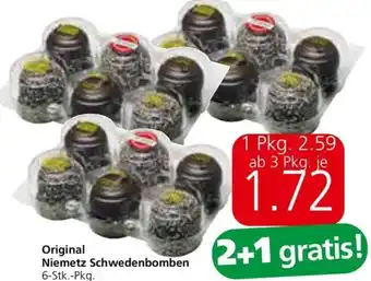 Spar Original Niemetz Schwedenbomben 6-Stk.-Pkg. Angebot