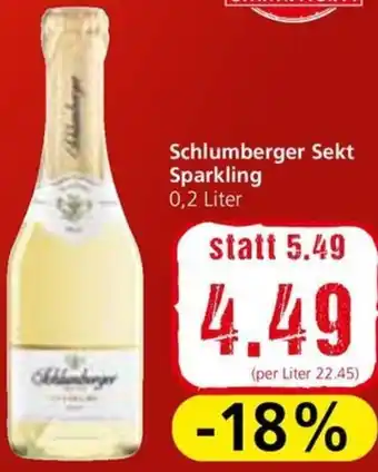 Spar Schlumberger Sekt Sparkling 0,2 Liter Angebot