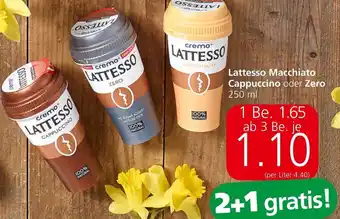 Spar Lattesso Macchiato Cappuccino oder Zero 250 ml Angebot