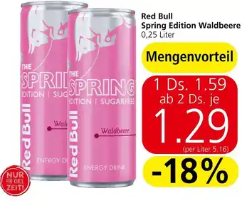 Spar Red Bull Spring Edition Waldbeere 0,25 Liter Angebot