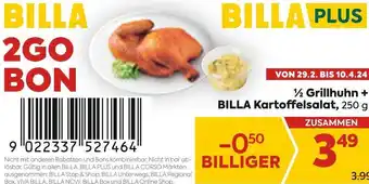 Billa ½ Grillhuhn + BILLA Kartoffelsalat, 250 g Angebot