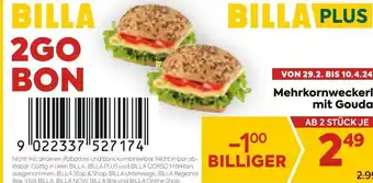 Billa Mehrkornweckerl mit Gouda Angebot
