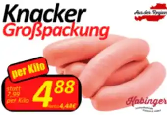 Wurstico Knacker Großpackung per Kilo Angebot