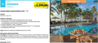 Hofer Reisen BADEN SANSIBAR 13 TAGE, AI Angebot
