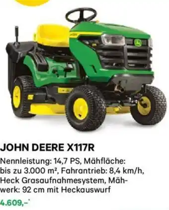 Lagerhaus JOHN DEERE X117R Angebot