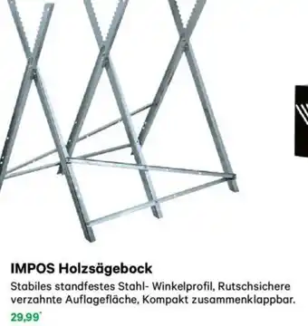 Lagerhaus IMPOS Holzsägebock Angebot