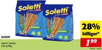 Nah&Frisch Soletti versch. Sorten 230 g-Pkg. Angebot