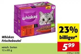 Nah&Frisch Whiskas Frischebeutel Angebot