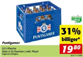 Nah&Frisch Puntigamer 0,5 1-Flasche Angebot