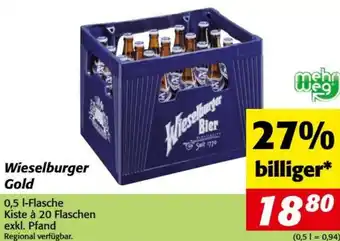 Nah&Frisch Wieselburger Gold 0,5 1-Flasche Angebot