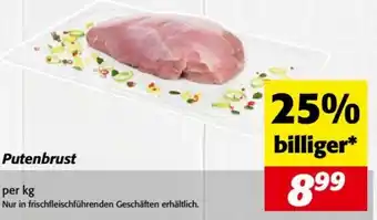 Nah&Frisch Putenbrust per kg Angebot