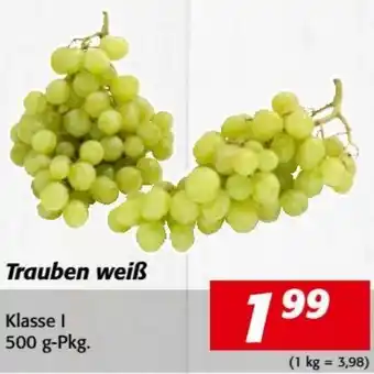 Nah&Frisch Trauben weiß Klasse I 500 g-Pkg. Angebot