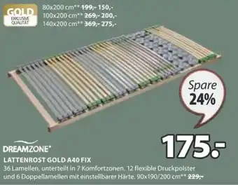 JYSK LATTENROST GOLD A40 FIX Angebot