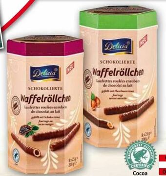 Norma Schokolierte Waffelröllchen Angebot