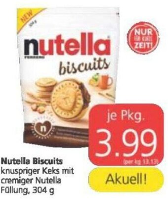 Spar Nutella Biscuits Angebot