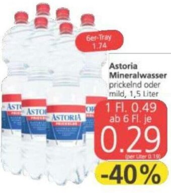 Spar Astoria Mineralwasser Angebot