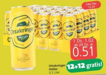 Spar Ottakringer Helles 0,5 Liter Angebot