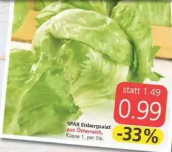 Spar Spar Eisbergsalat Angebot