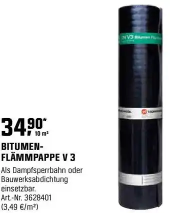 OBI BITUMEN- FLÄMMPAPPE V 3 Angebot
