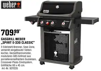 OBI GASGRILL WEBER SPIRIT E-330 CLASSIC Angebot