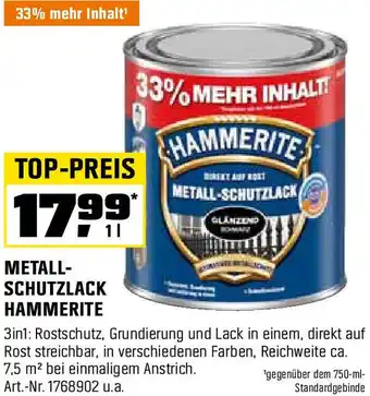 OBI METALL-SCHUTZLACK HAMMERITE Angebot