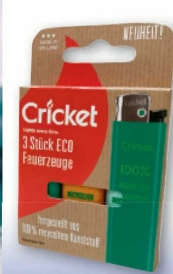 Metro Cricket Sirius Feuerzeug Original Eco Angebot