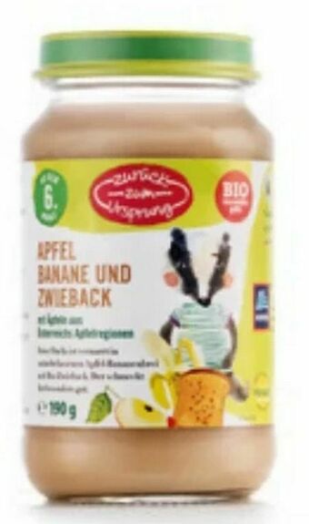 Hofer Bio-Fruchtbrei Apfel Angebot