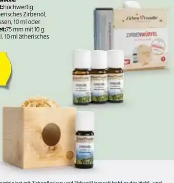 Hofer Zirbenwürfel-Set Angebot