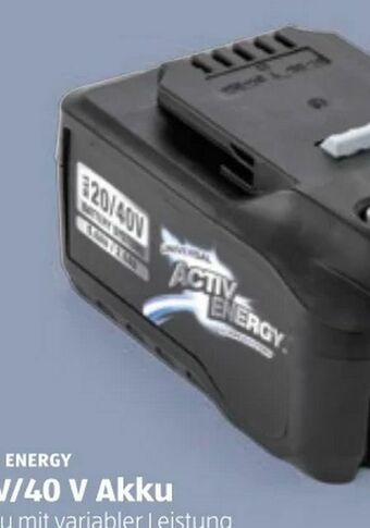 Hofer Akku 20/40 V Angebot