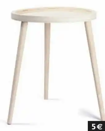 Pagro Diskont Holz-Tablett-Tisch Angebot
