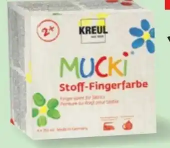 Stoff-Fingerfarben-Set Mucki