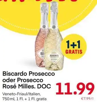 MPreis Biscardo Prosecco Oder 750 ml Angebot