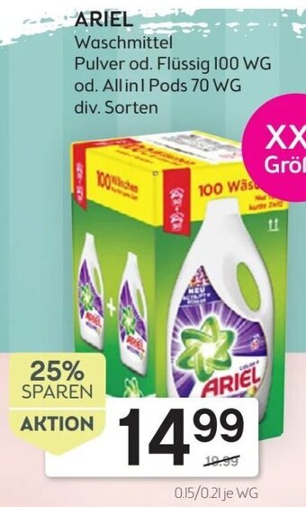 Bipa Ariel Waschmittel Angebot