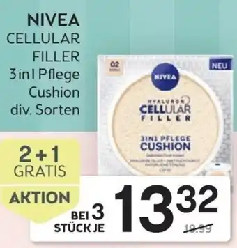 Bipa Nivea Cellular Filler 3 in 1 Pflege Angebot