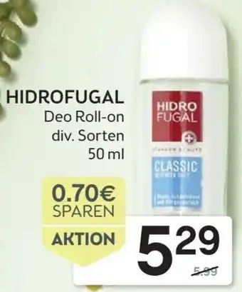 Bipa Hidrofugal Deo Roll-On 50 ml Angebot