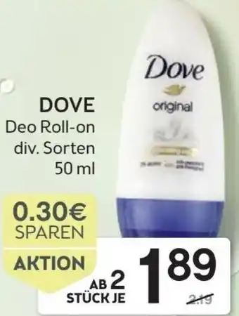 Bipa Dove Deo Roll-On 50 ml Angebot