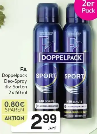 Bipa Fa Doppelpack Deo-Spray Angebot