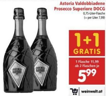 Interspar Astoria Valdobbiadene Prosecco Superiore DOCG Angebot