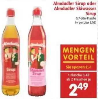 Interspar Almdudler Sirup Oder Almdudler Skiwasser Sirup Angebot