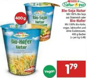 Interspar Bio-Soja Natur, Bio-Hafer Angebot